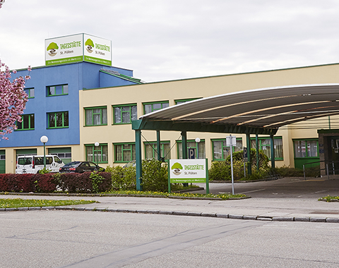 Au&szlig;enaufnahme der Tagesst&auml;tte St. P&ouml;lten