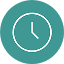 Bild: Icon mit einer Uhr