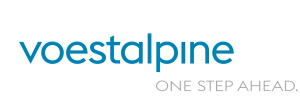 Logo: voestalpine One Step Ahead.