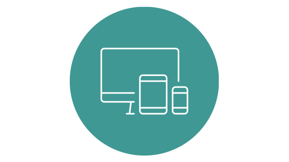 Icon: Desktop, Tablet und Smartphone